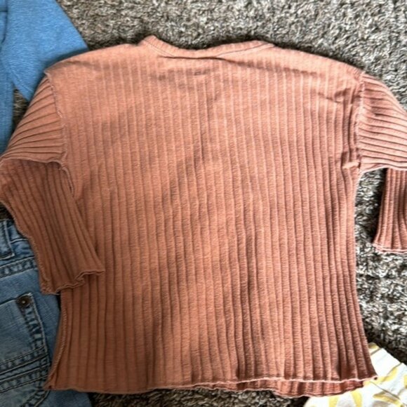 Zara Baby Boy Bundle 6-9 Months Denim Knit Sweater Long Sleeve NWT Shorts - Picture 9 of 12